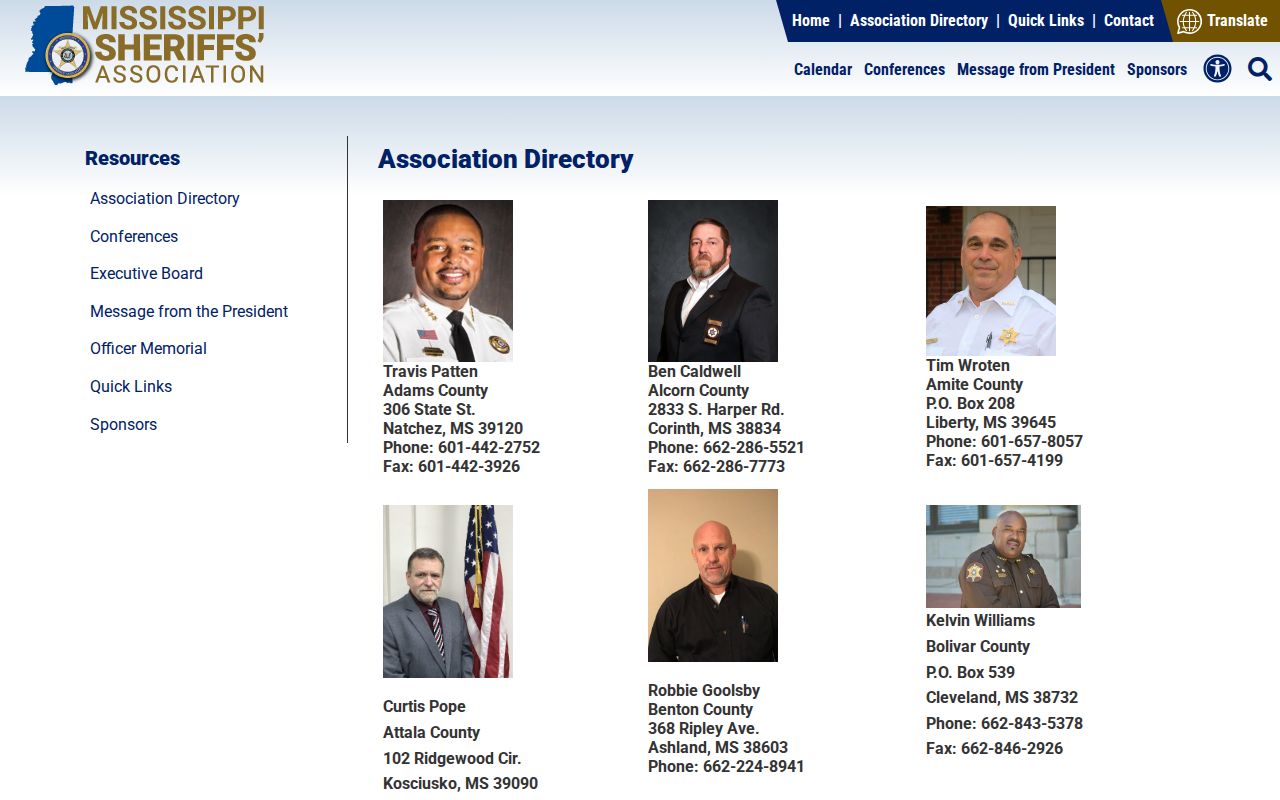 Quitman County warrant-records source directory